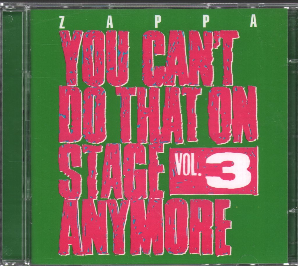 Frank Zappa - You Can't Do That On Stage Anymore Vol. 3 - Double Cd