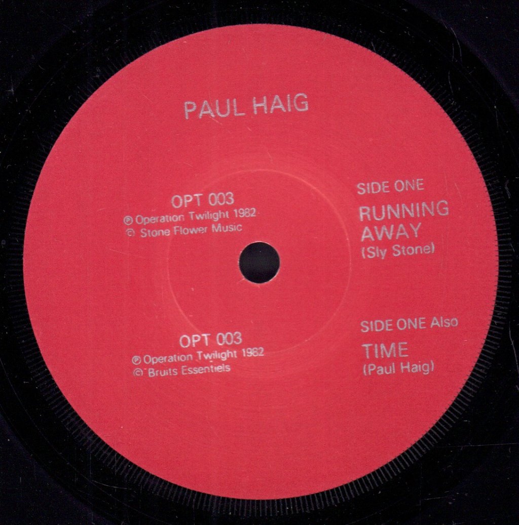 Paul Haig - Running Away - 7 Inch