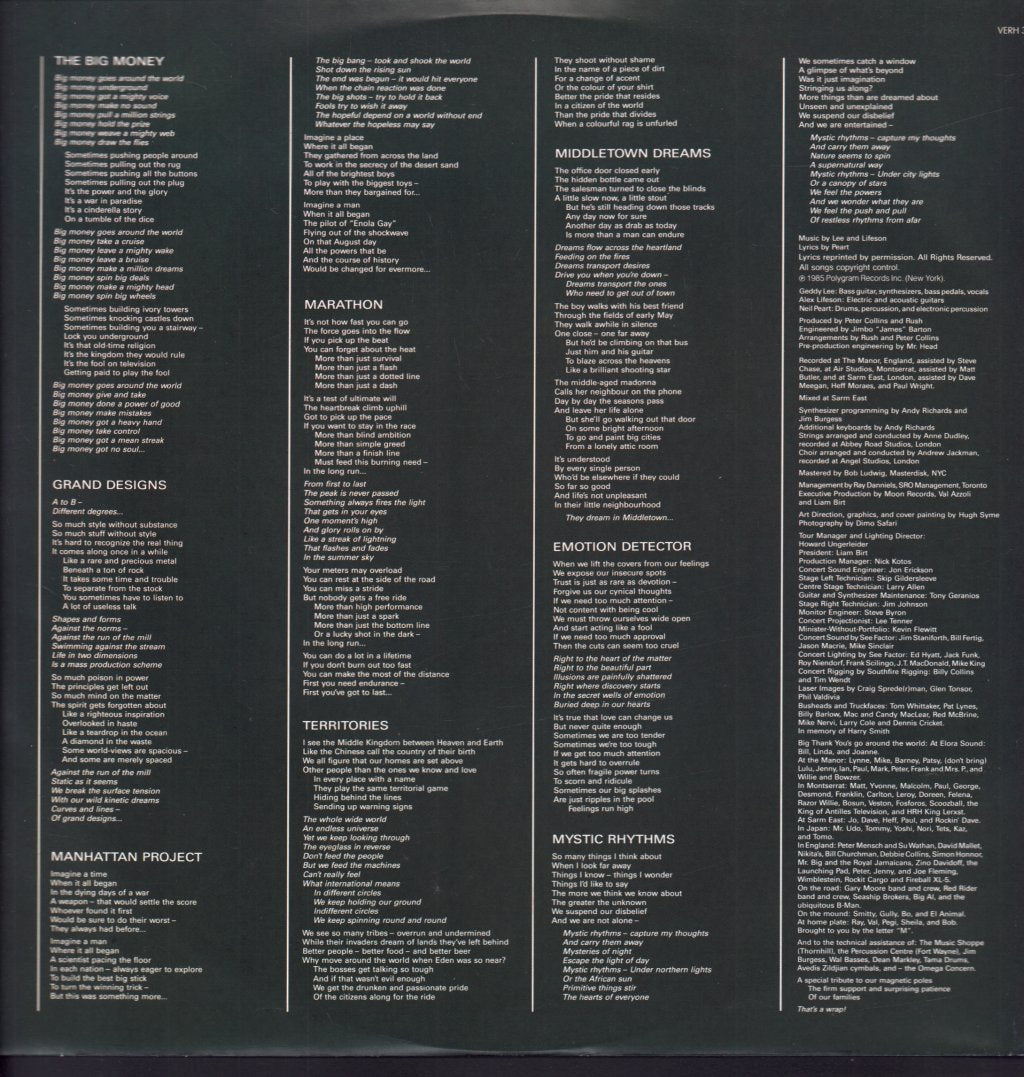 Rush - Power Windows - Lp