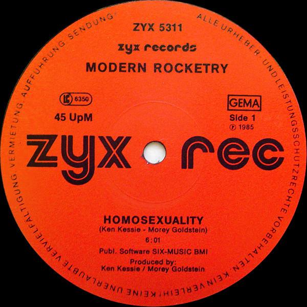 Modern Rocketry - Homosexuality - 12 Inch