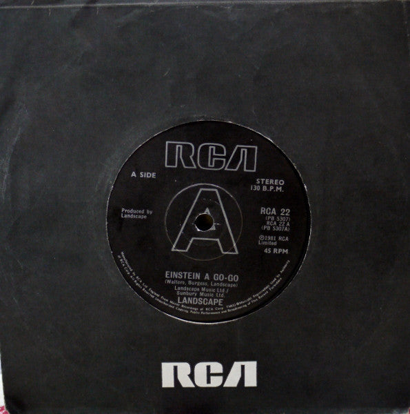 Landscape - Einstein A Go-Go - 7 Inch