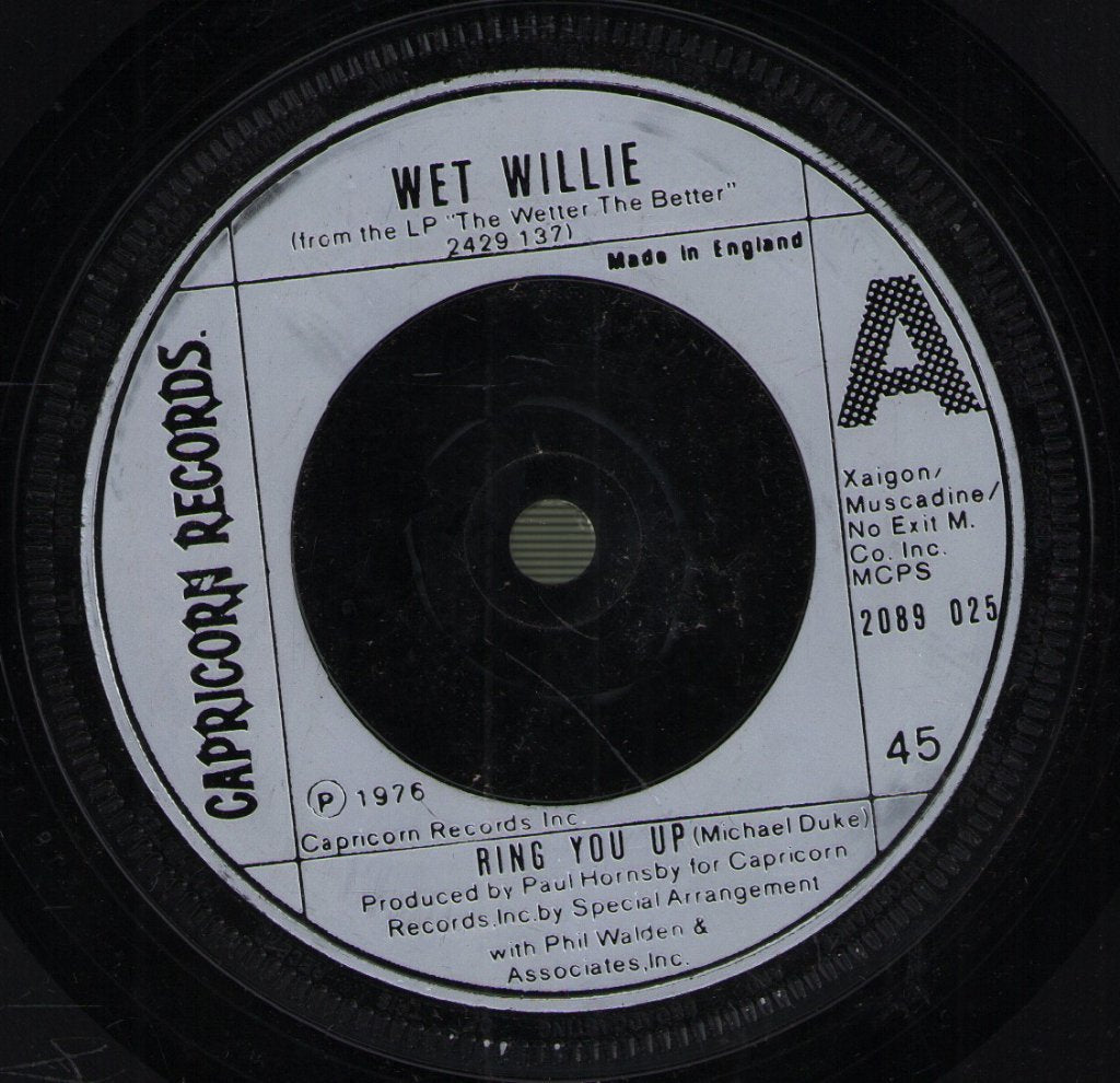 Wet Willie - Ring You Up - 7 Inch