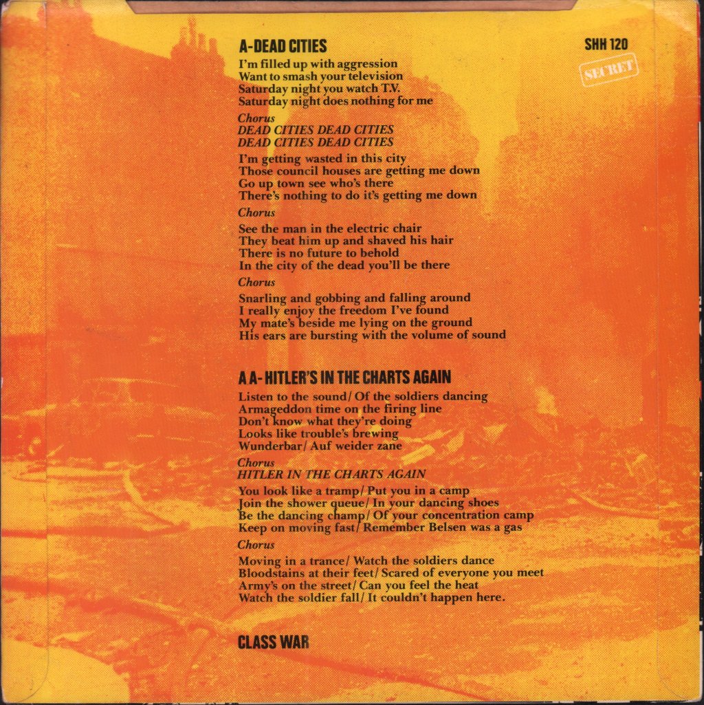 Exploited - Dead Cities - 7 Inch