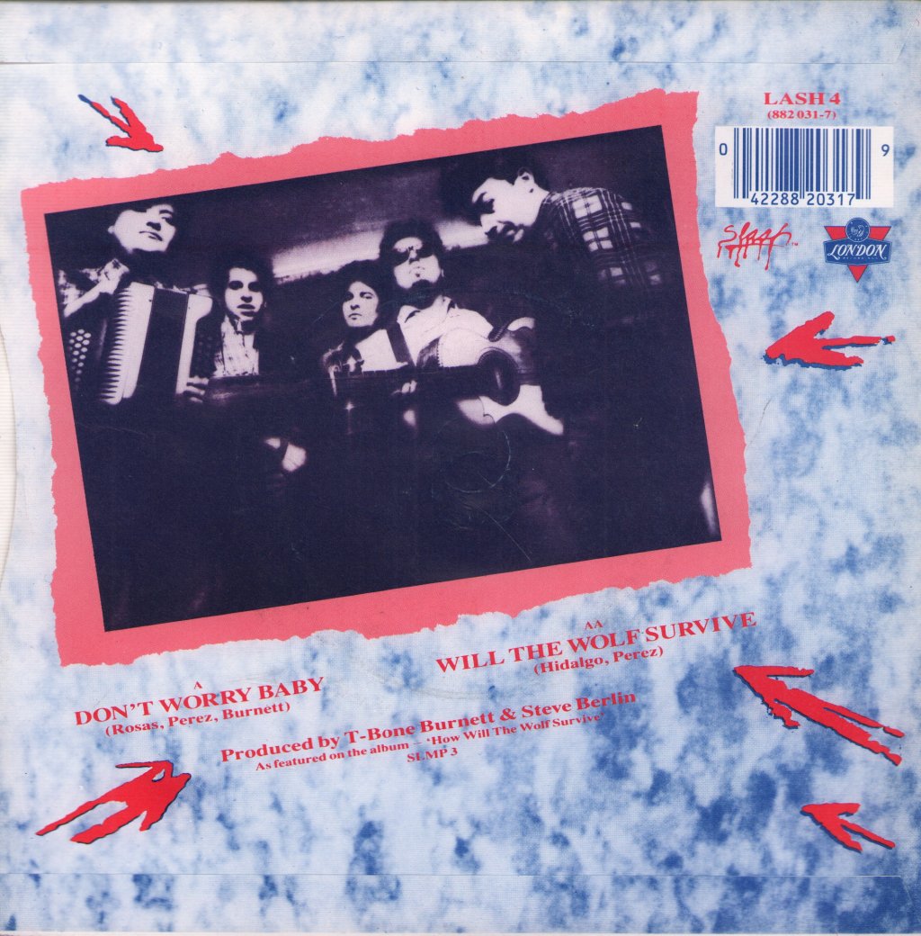 Los Lobos - Don't Worry Baby - 7 Inch