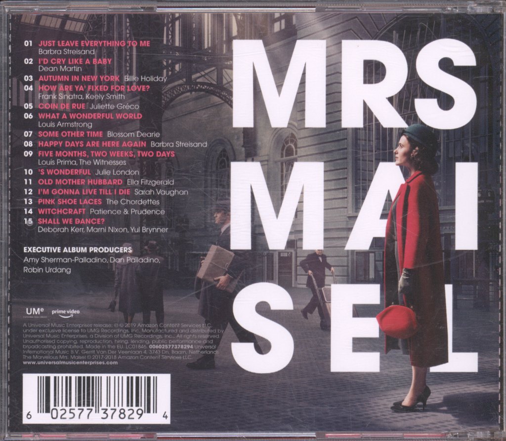 Various Artists - Marvelous Mrs. Maisel (Music From Season Two) - Cd