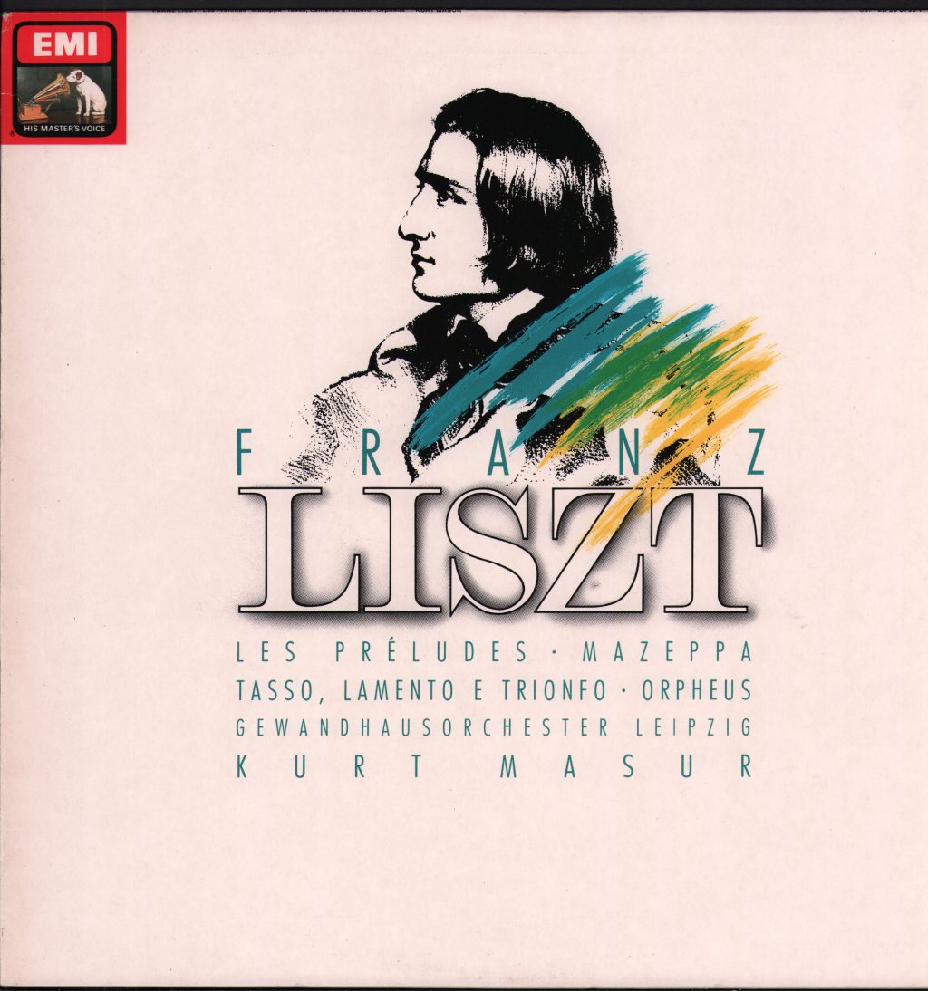 Kurt Masur / Gewandhausorchester Leipzig - Franz Liszt - Les Préludes / Mazeppa / Tasso, Lamento E Trionfo / Orpheus - Lp