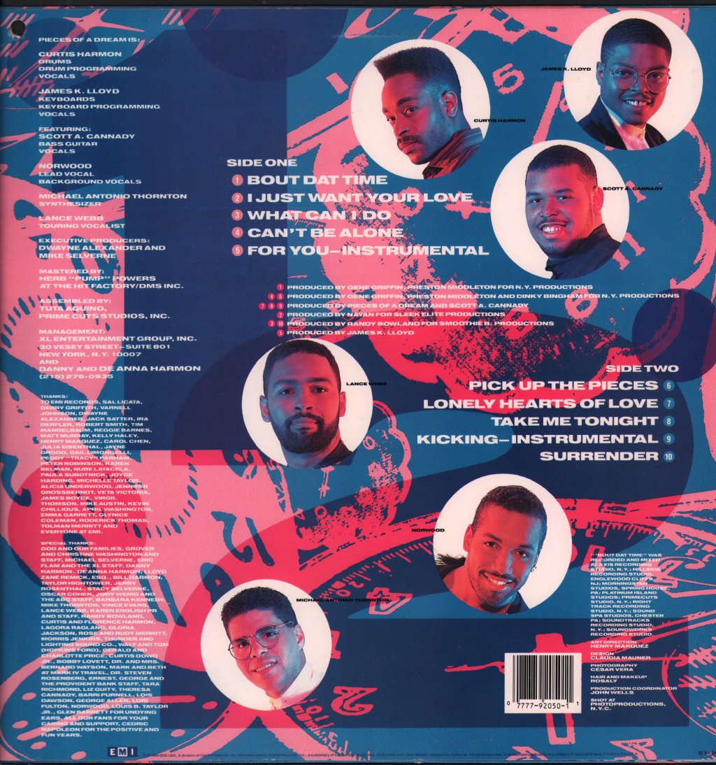 Pieces Of A Dream (Us Group) - Bout Dat Time - Lp