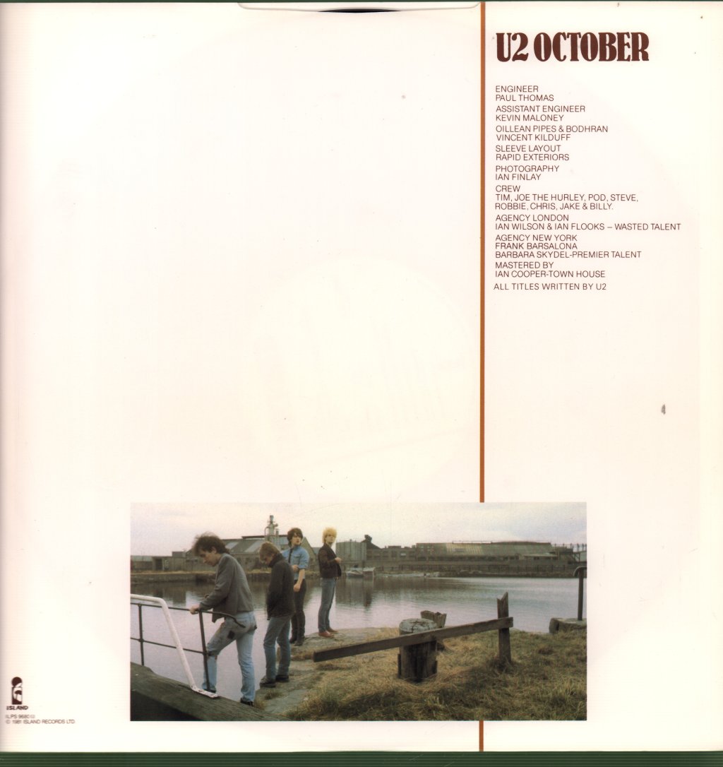 U2 - October - Lp