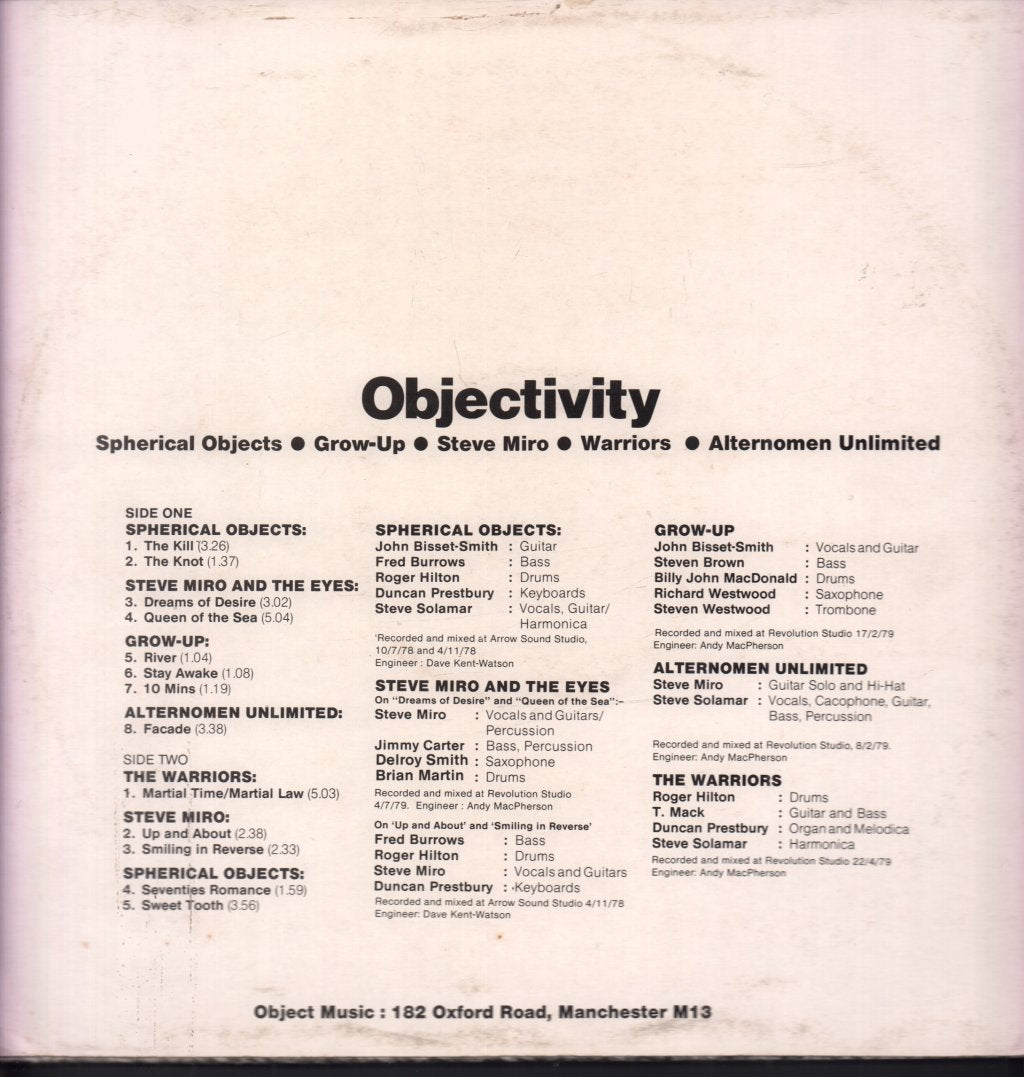 Various Artists - Objectivity - Lp