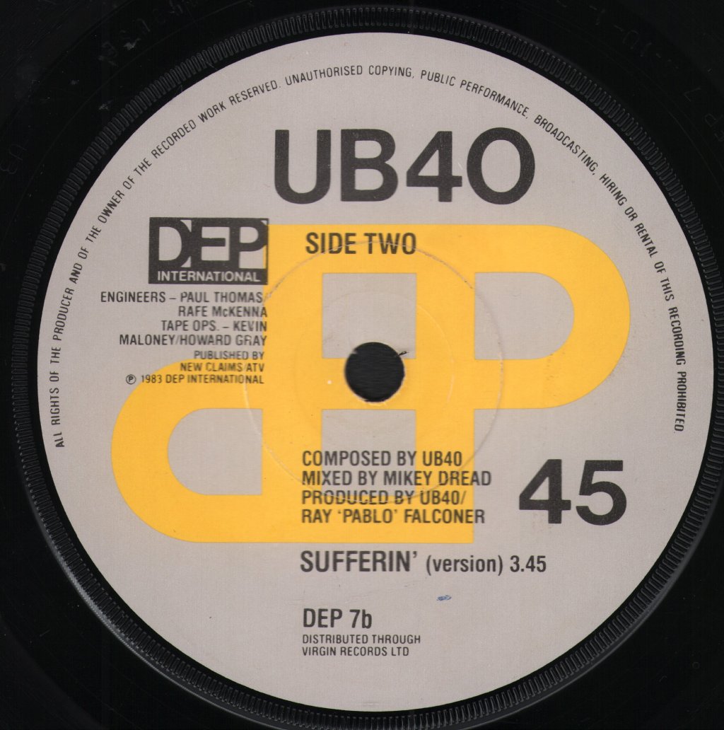 UB40 - Red Red Wine - 7 Inch