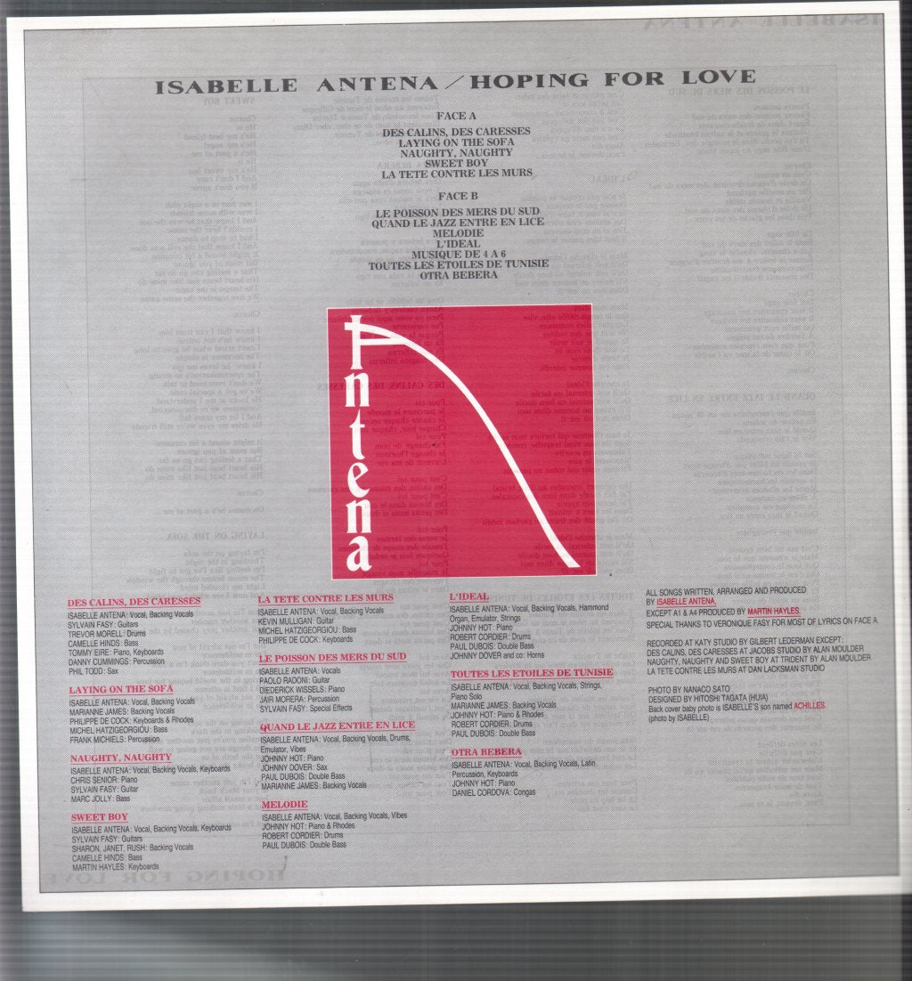Isabelle Antena - Hoping For Love - Lp