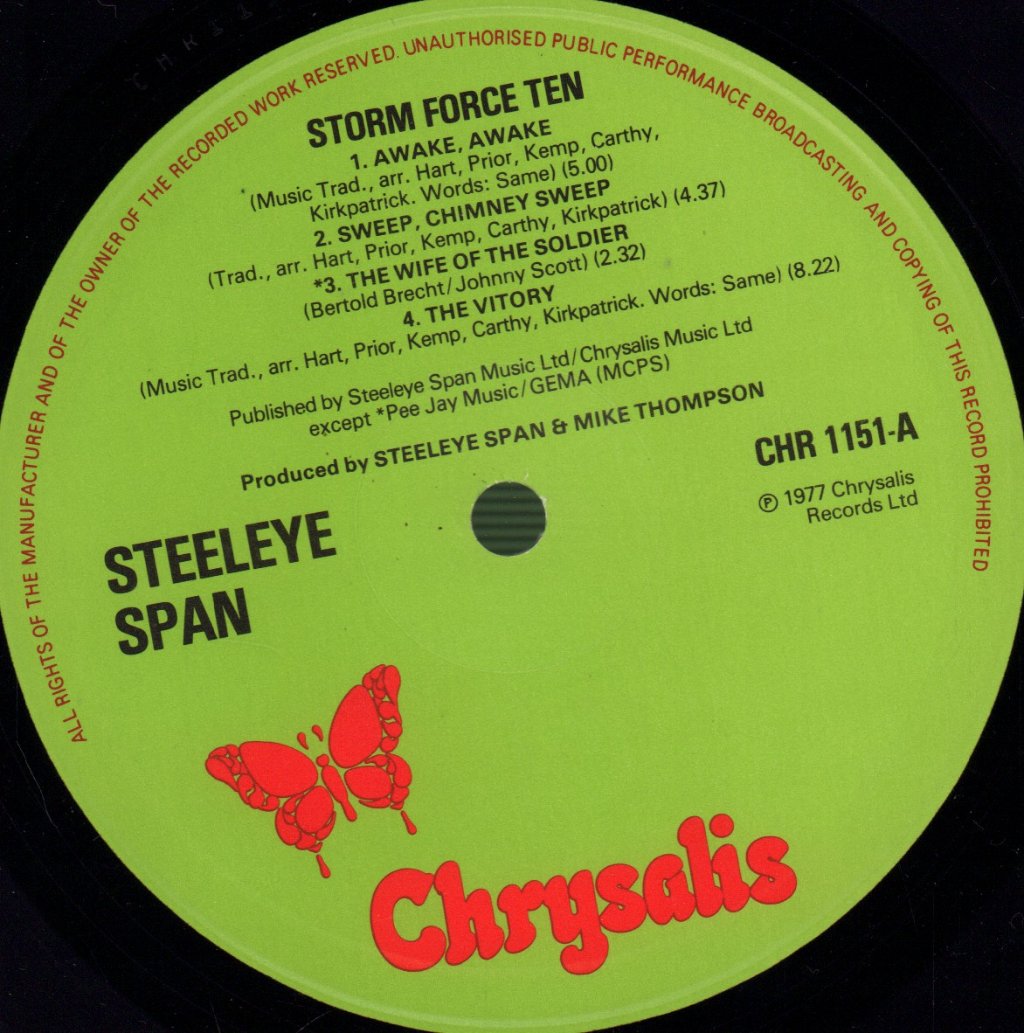 Steeleye Span - Storm Force Ten - Lp