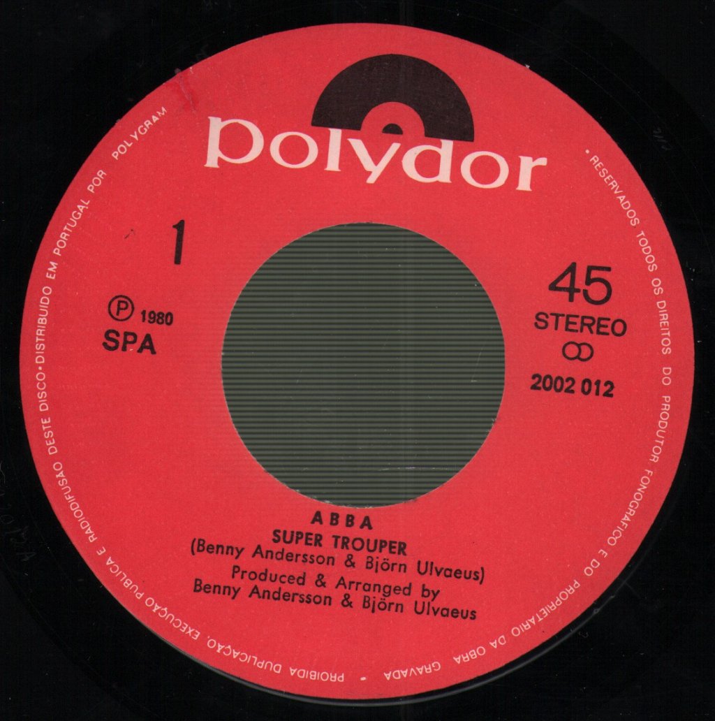 ABBA - Super Trouper / The Piper - 7 Inch