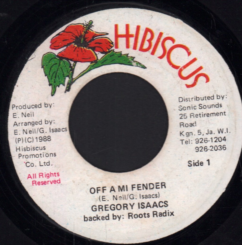 Gregory Isaacs - Off A Mi Fender - 7 Inch