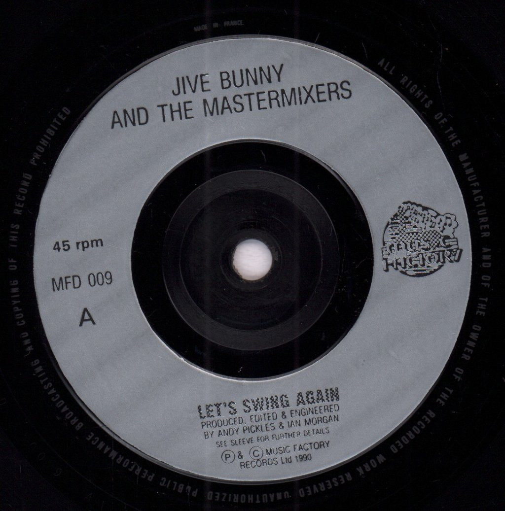 Jive Bunny And The Mastermixers - Let's Swing Again - 7 Inch