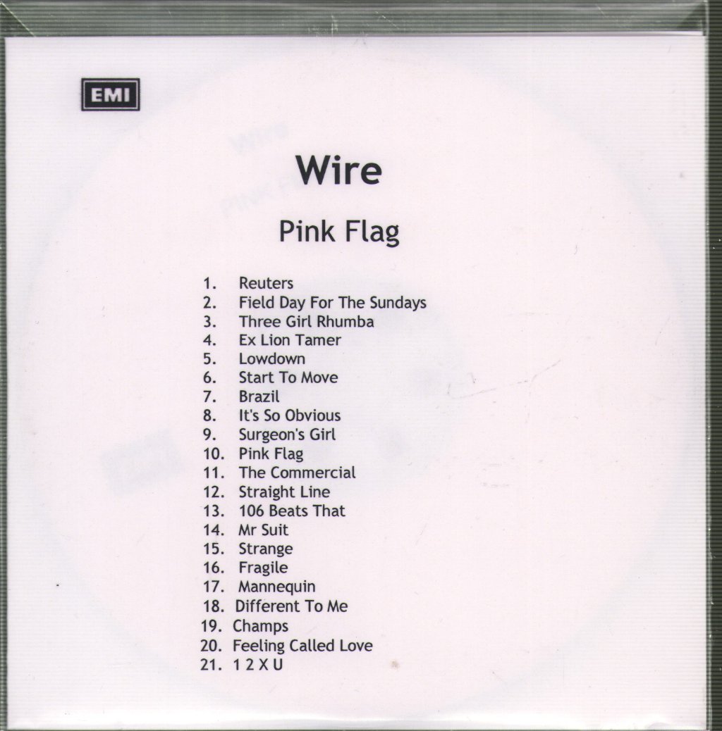 Wire - Pink Flag - Cdr