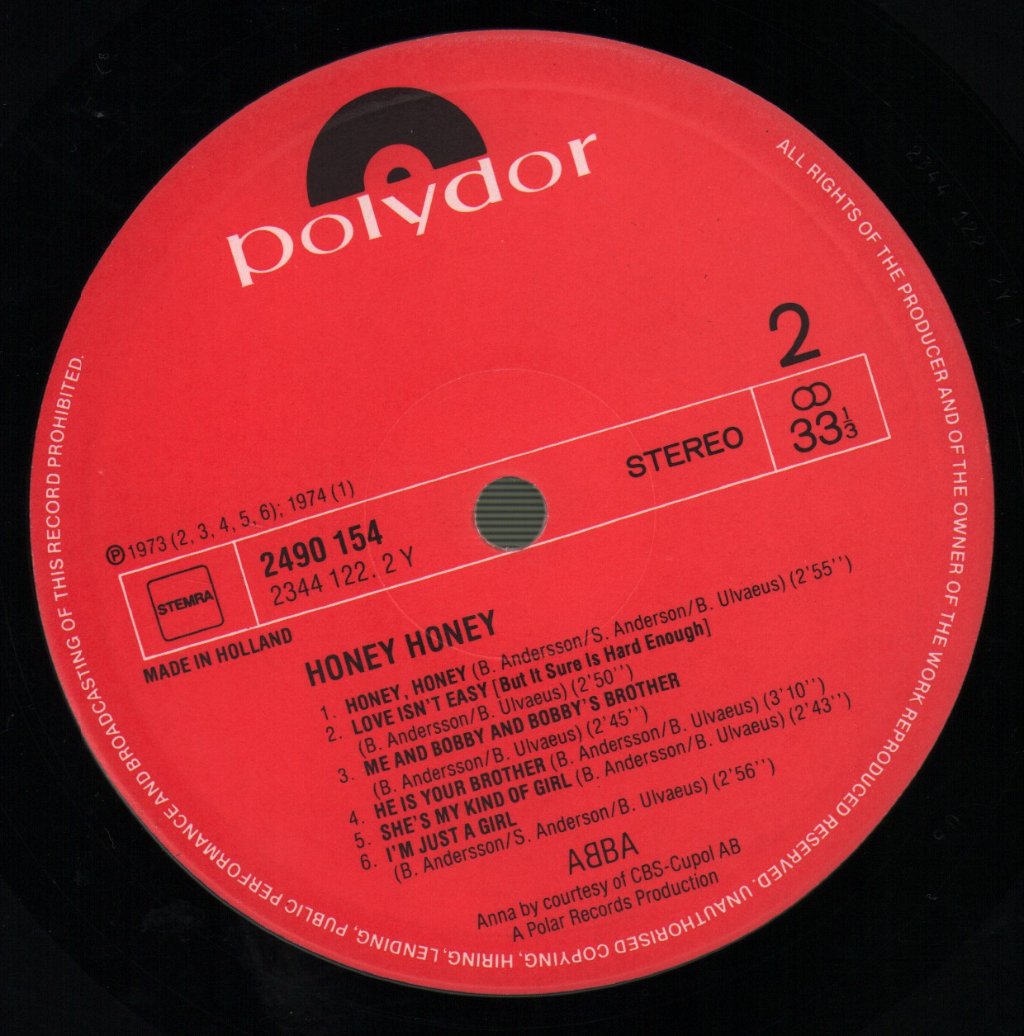 ABBA - Honey, Honey - Lp
