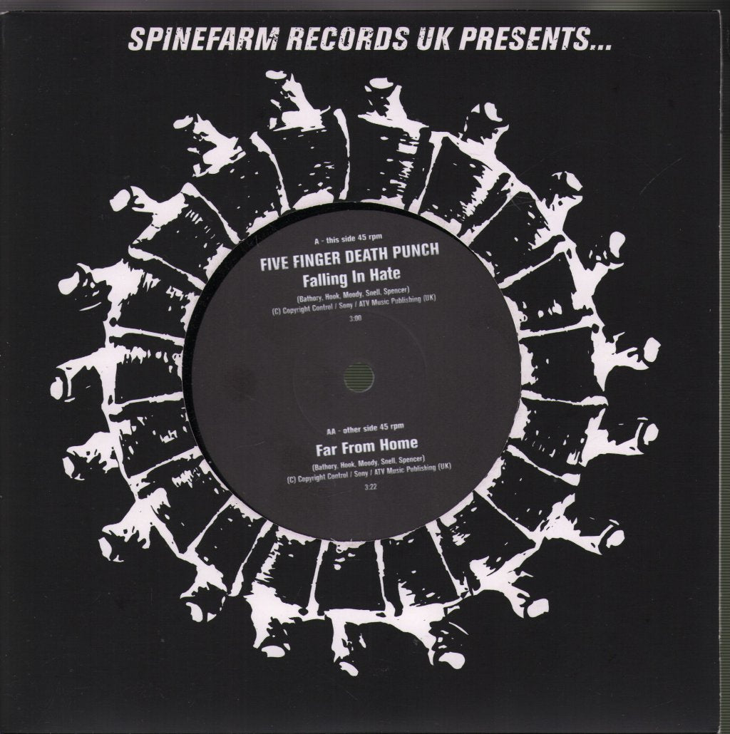 Five Finger Death Punch - Falling In Hate/Far From Home - 7 Inch