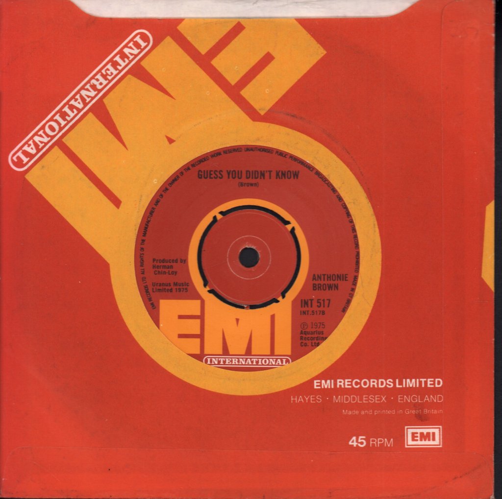 Anthonie Brown - Reggae Funkyfied - 7 Inch