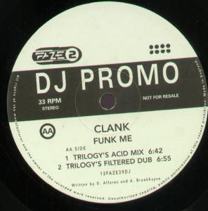 Clank - Funk Me - 12 Inch