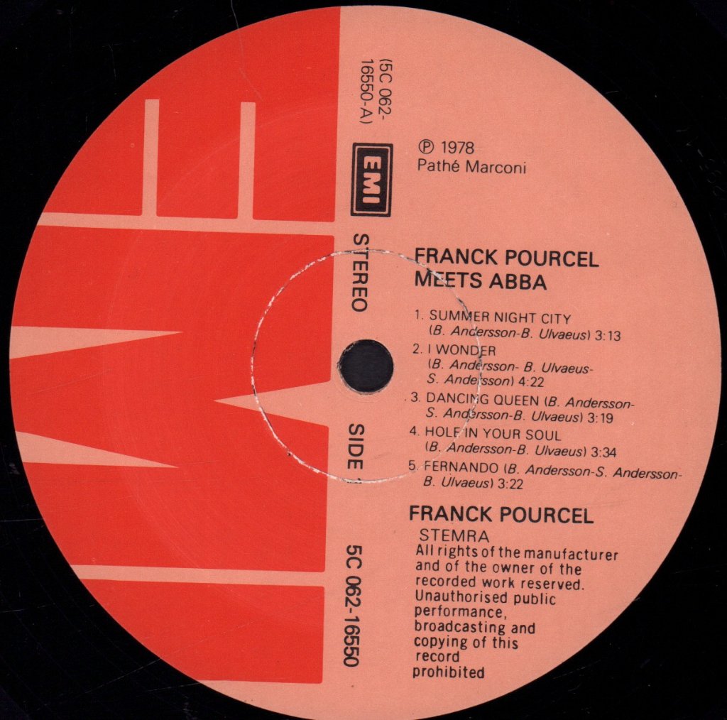 Franck Pourcel - Franck Pourcel Meets ABBA - Lp