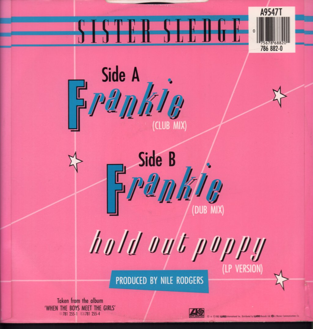 Sister Sledge - Frankie - 12 Inch