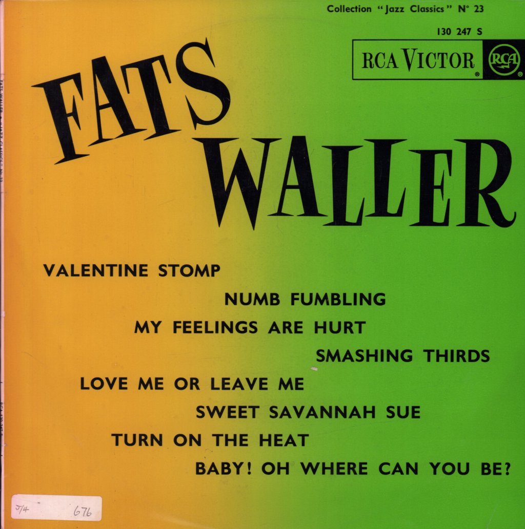 Fats Waller - Fats Waller - 10 Inch