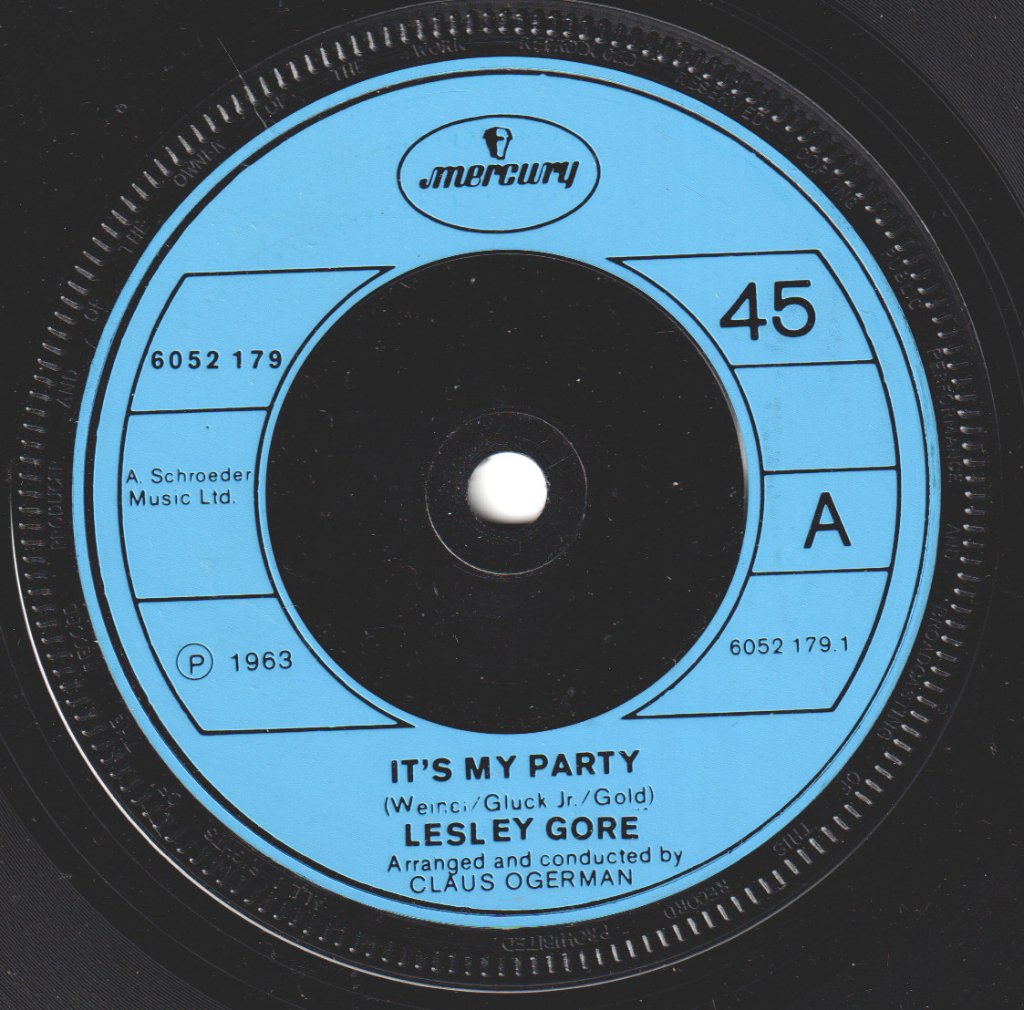 Lesley Gore - It's My Party - 7 Inch