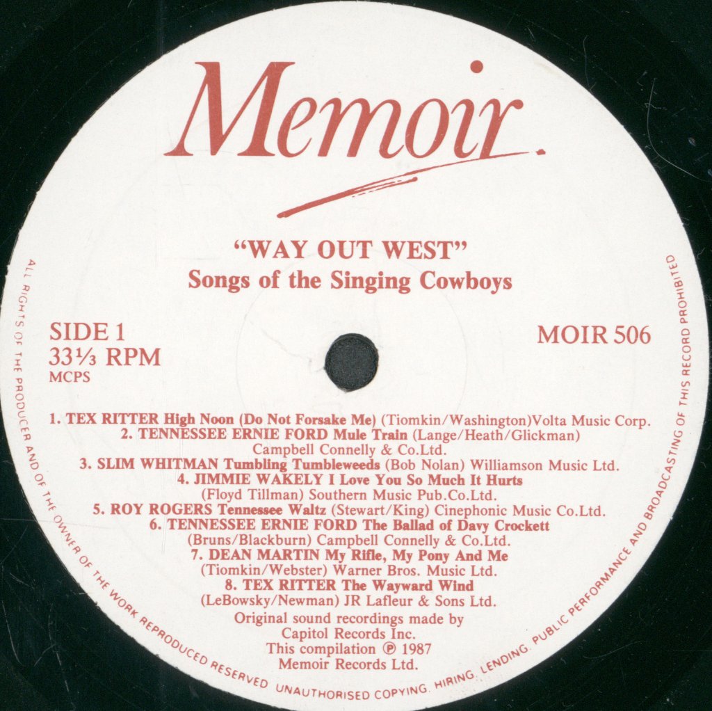 Various Artists - Way Out West (Compilation) - Lp