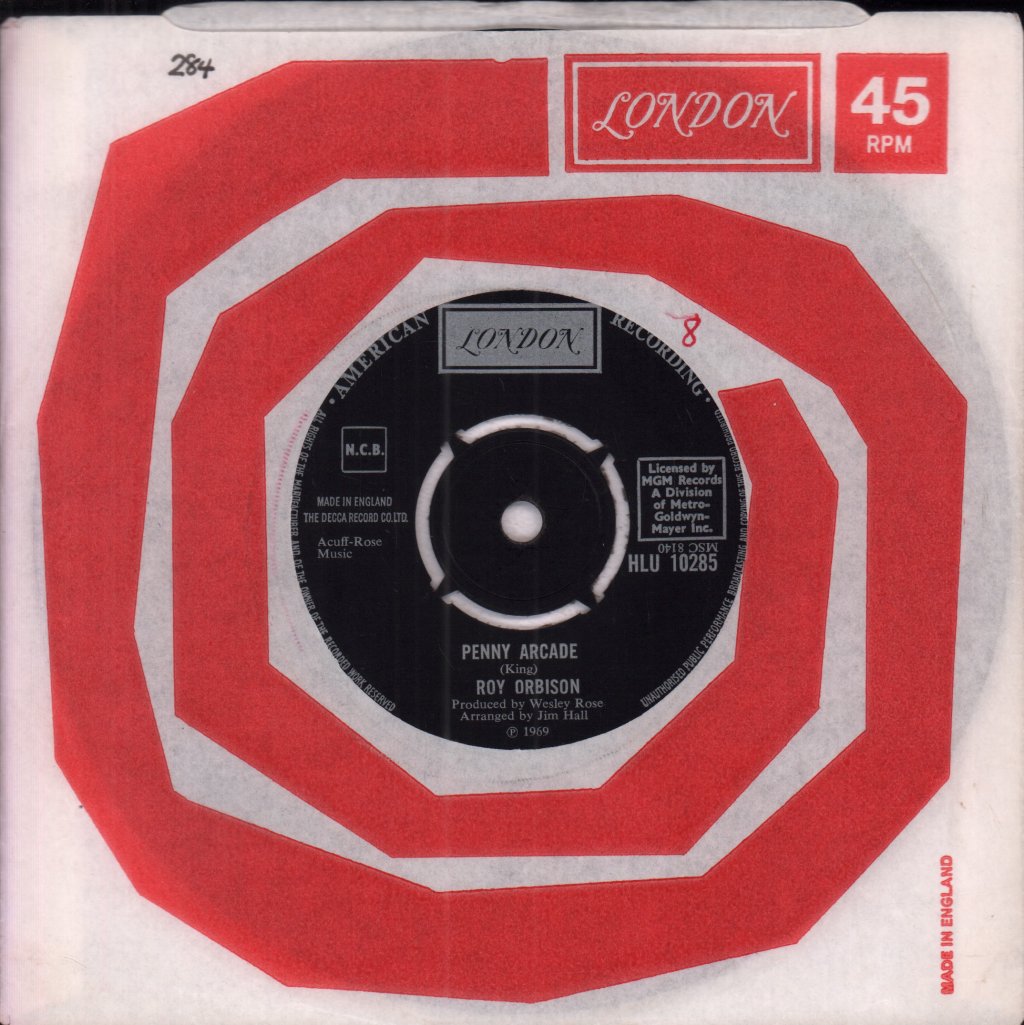 Roy Orbison - Penny Arcade - 7 Inch