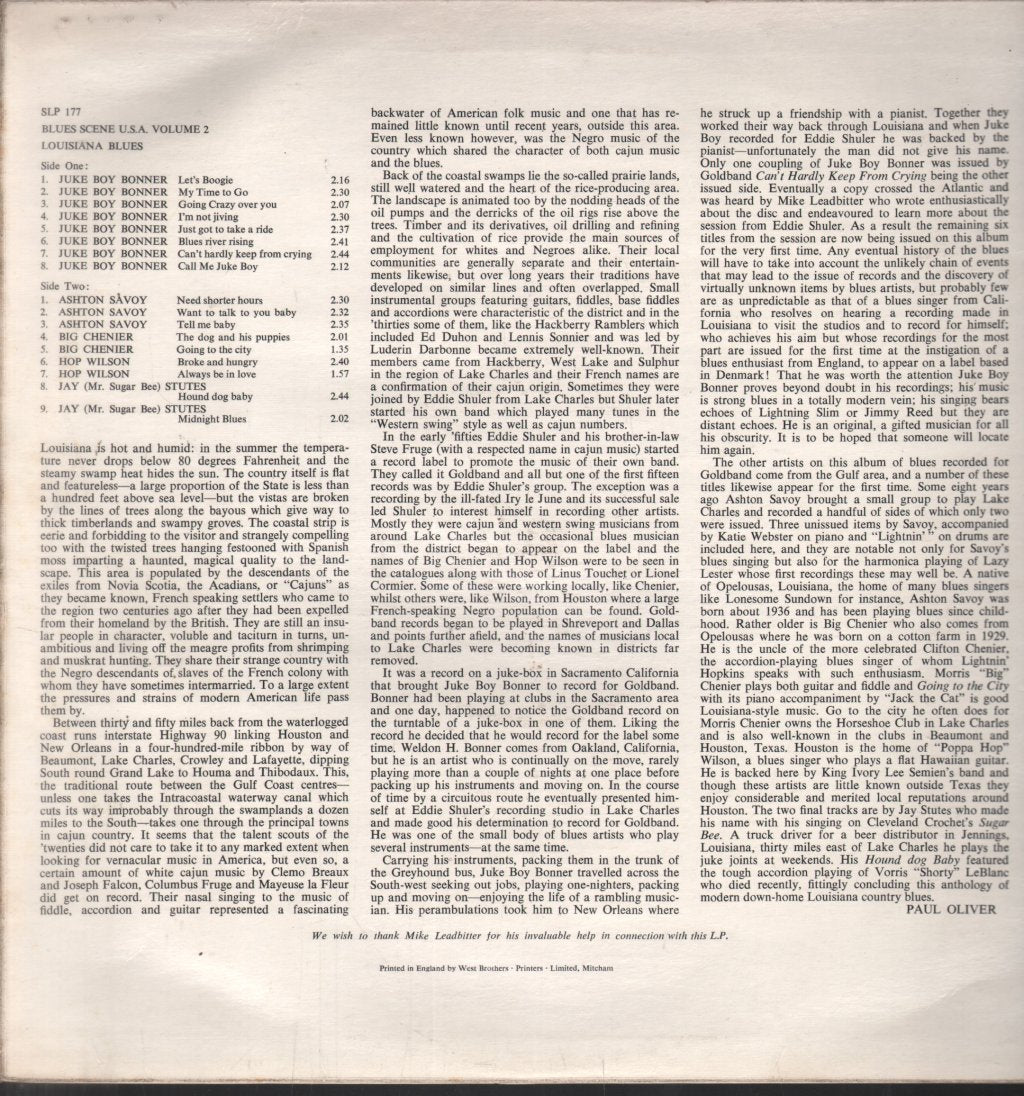 Various Artists - Blues Scene USA volume 2 - Lp