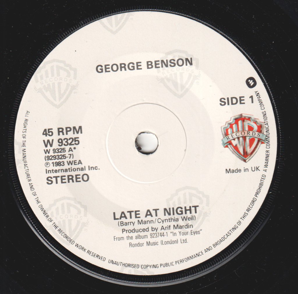 George Benson - Late At Night - 7 Inch
