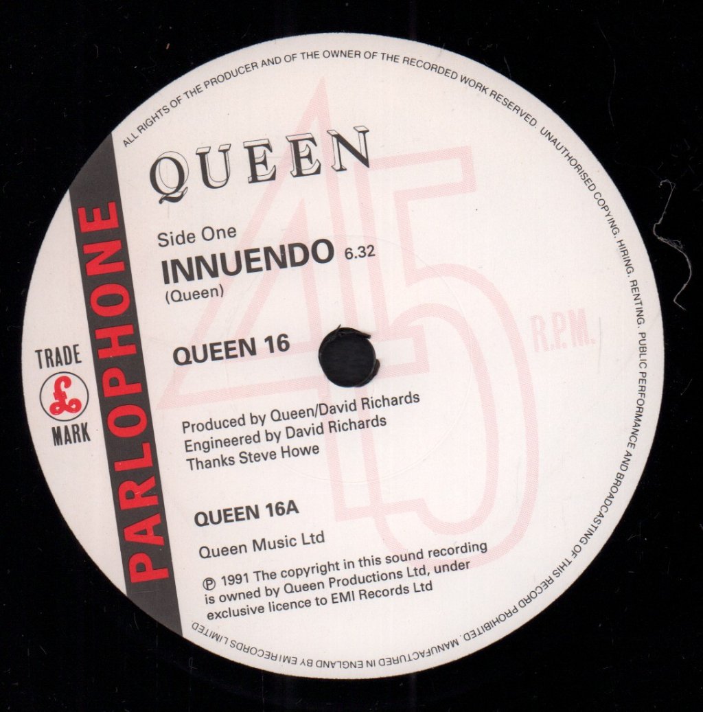 Queen - Innuendo - 7 Inch