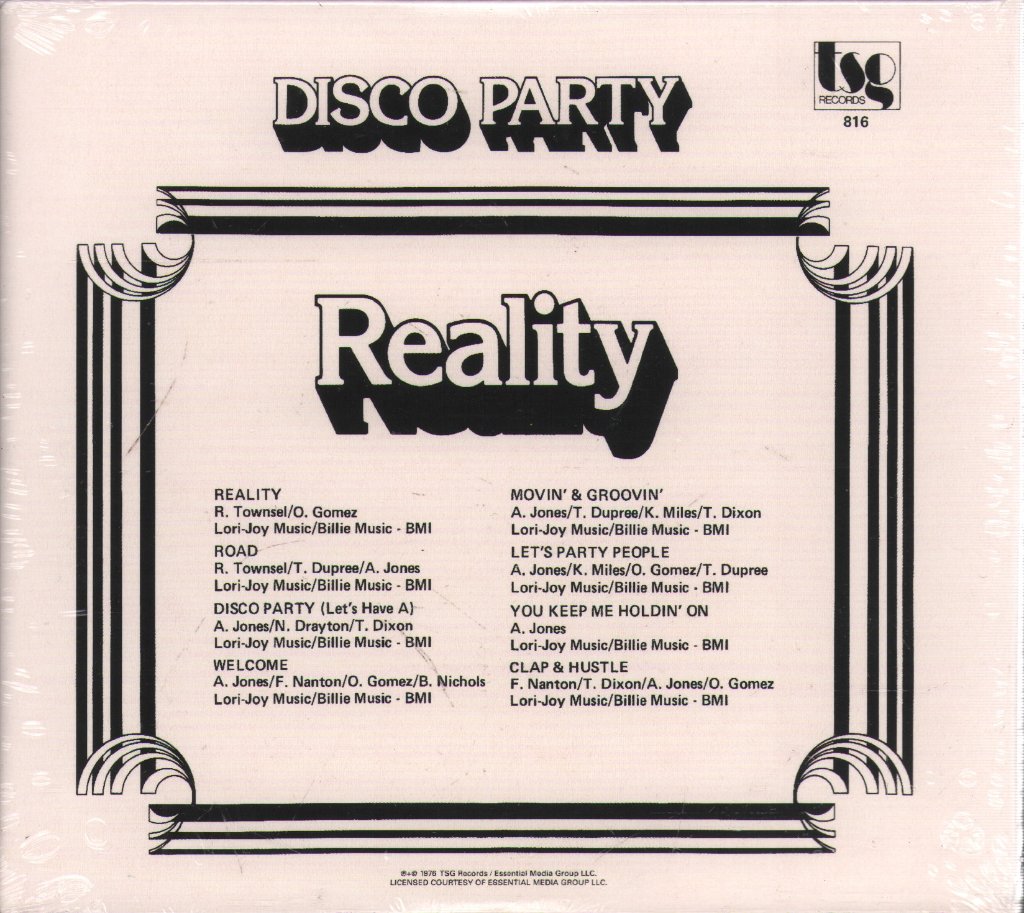 Reality - Disco Party - Cd