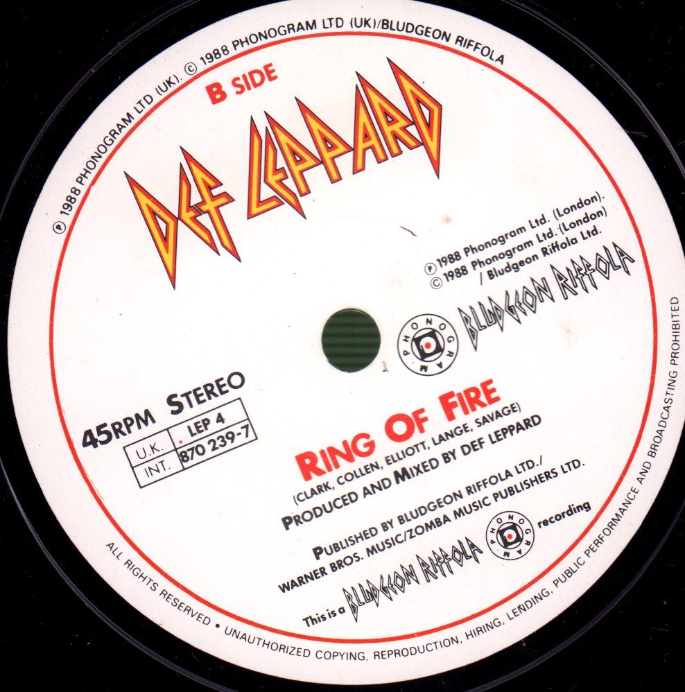 Def Leppard - Armageddon It - 7 Inch