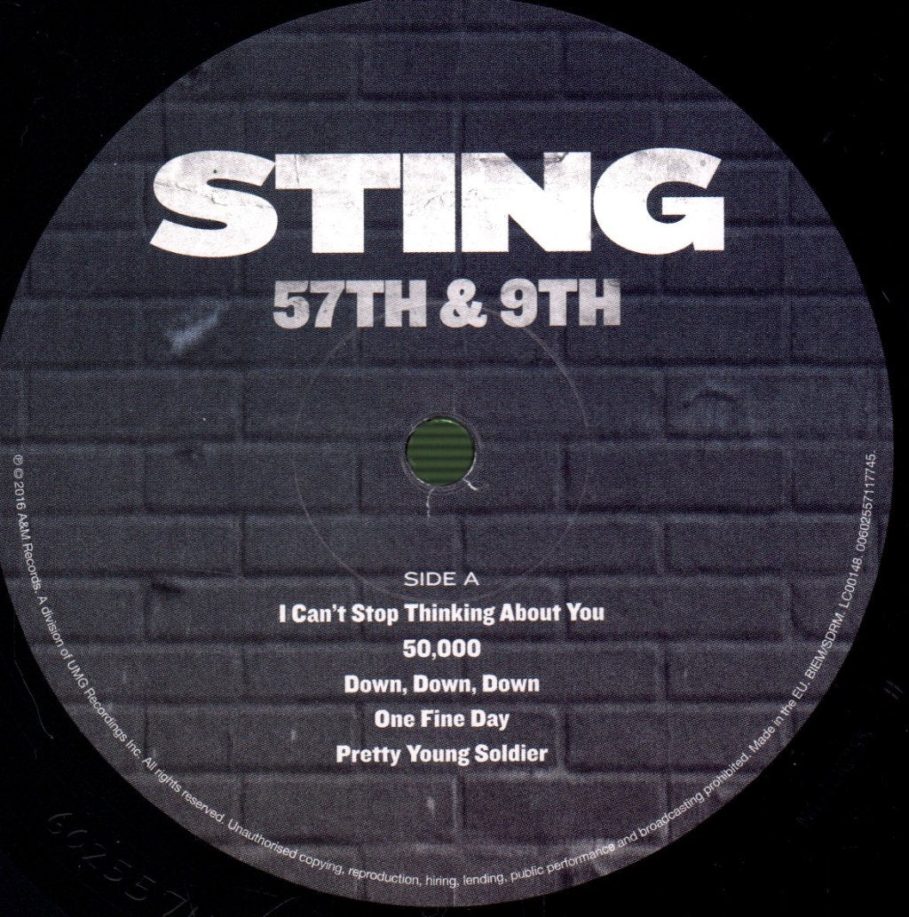 Sting - 57Th And 9Th - Lp