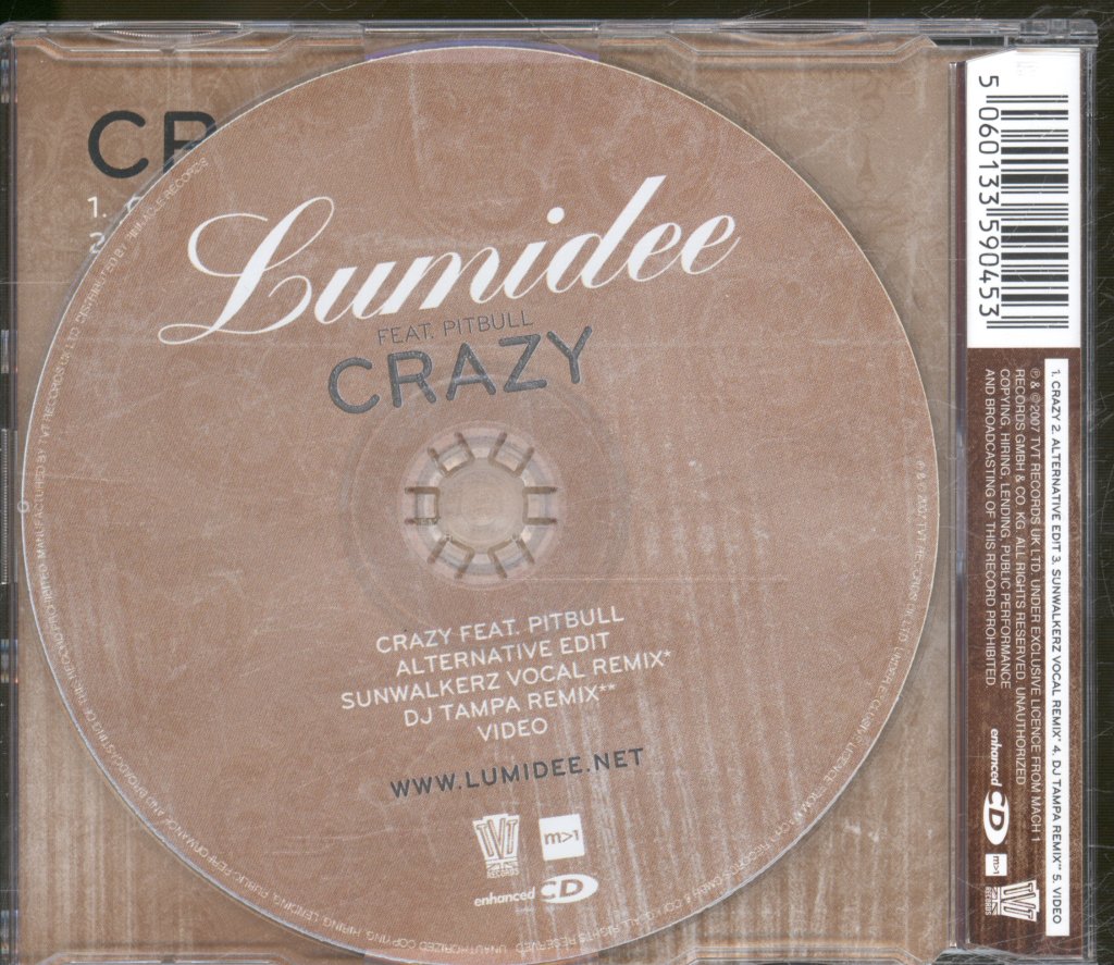 Lumidee Feat Pitbull - Crazy - Cd