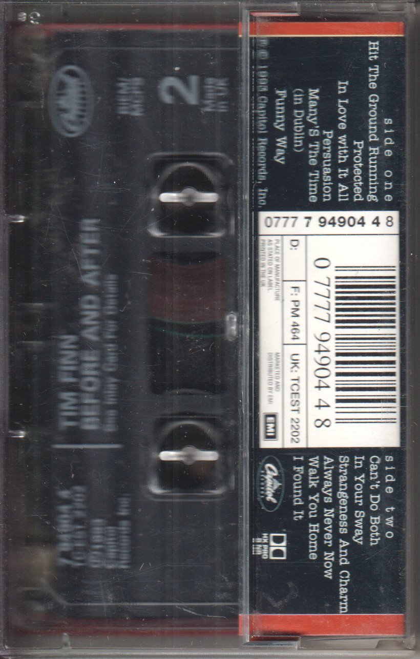Tim Finn - Before & After - Cassette