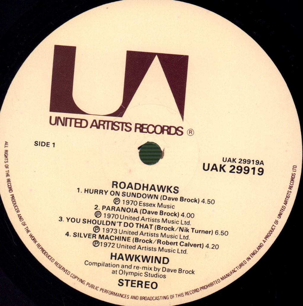 Hawkwind - Road Hawks - Lp