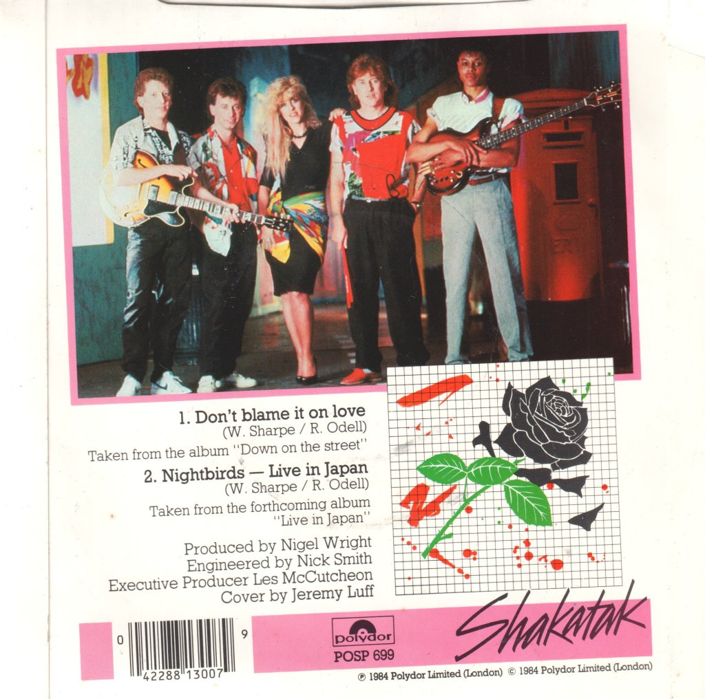 Shakatak - Don't Blame It On Love - 7 Inch