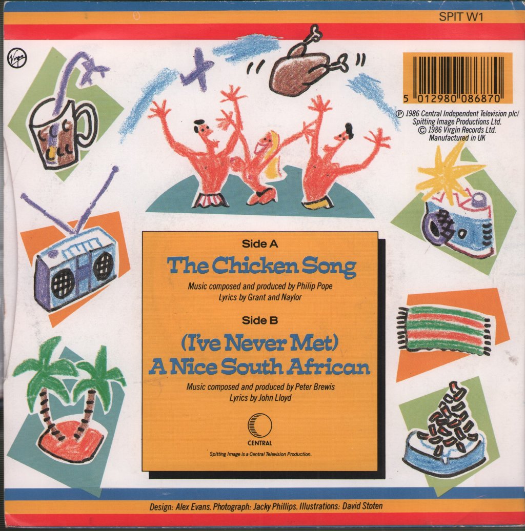 Spitting Image - Chicken Song - 7 Inch