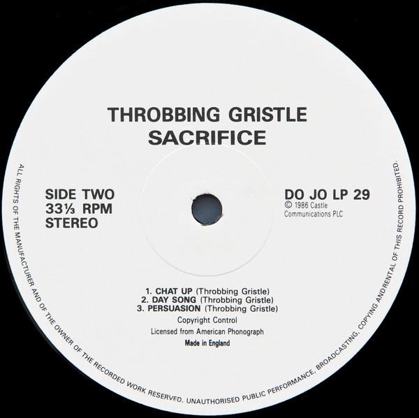 Throbbing Gristle - Sacrifice - Lp
