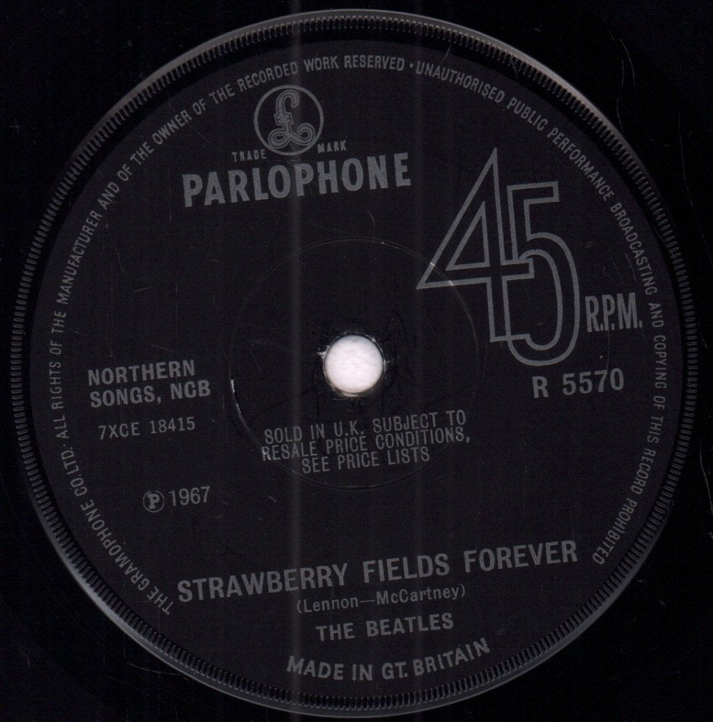 Beatles - Strawberry Fields Forever - 7 Inch