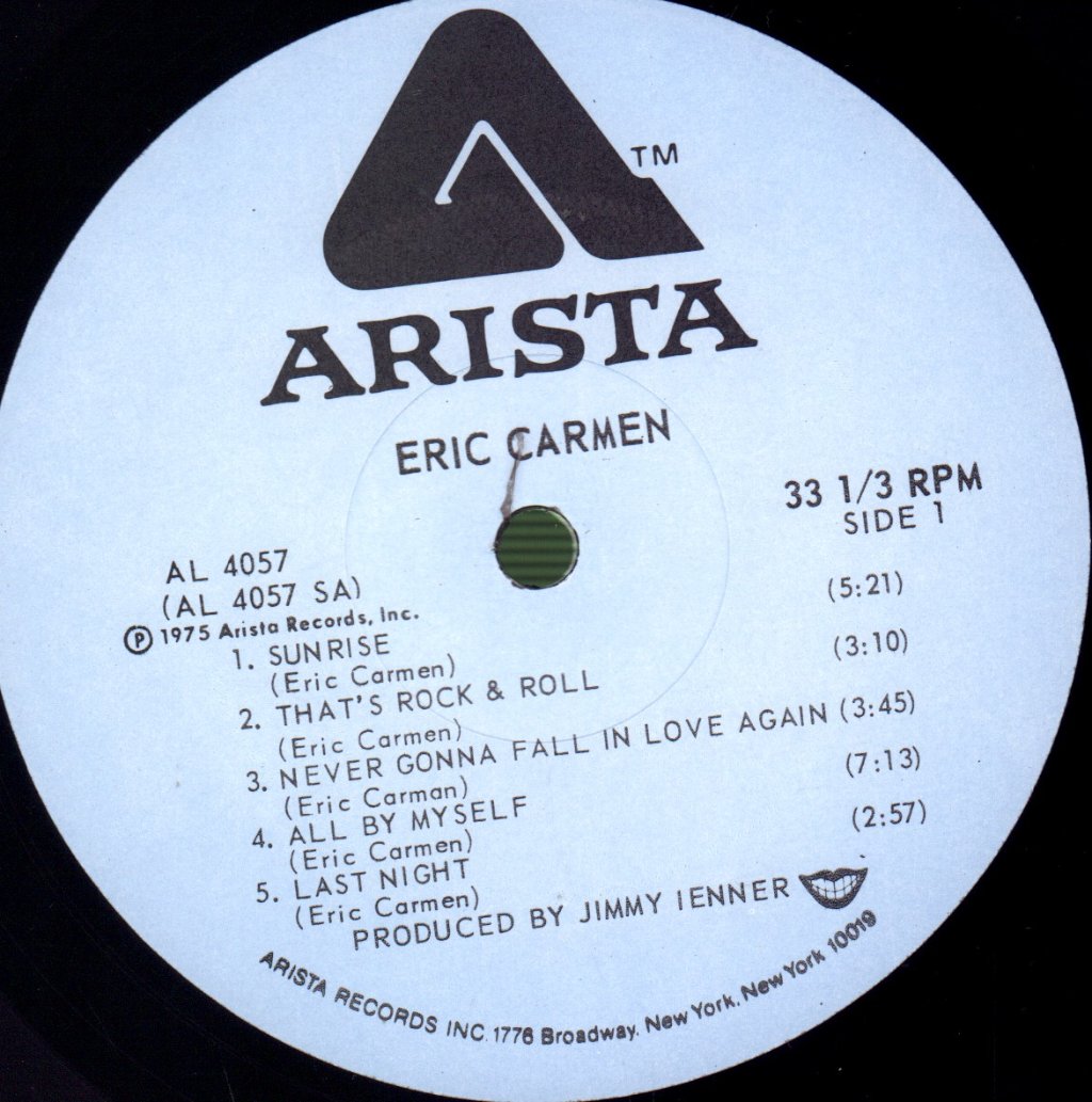 Eric Carmen - Eric Carmen - Lp