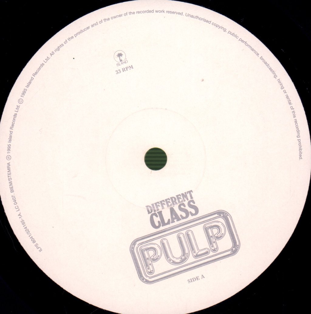 Pulp - Different Class - Lp