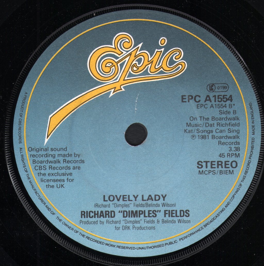 Richard Dimples Fields - I Like Your Loving - 7 Inch