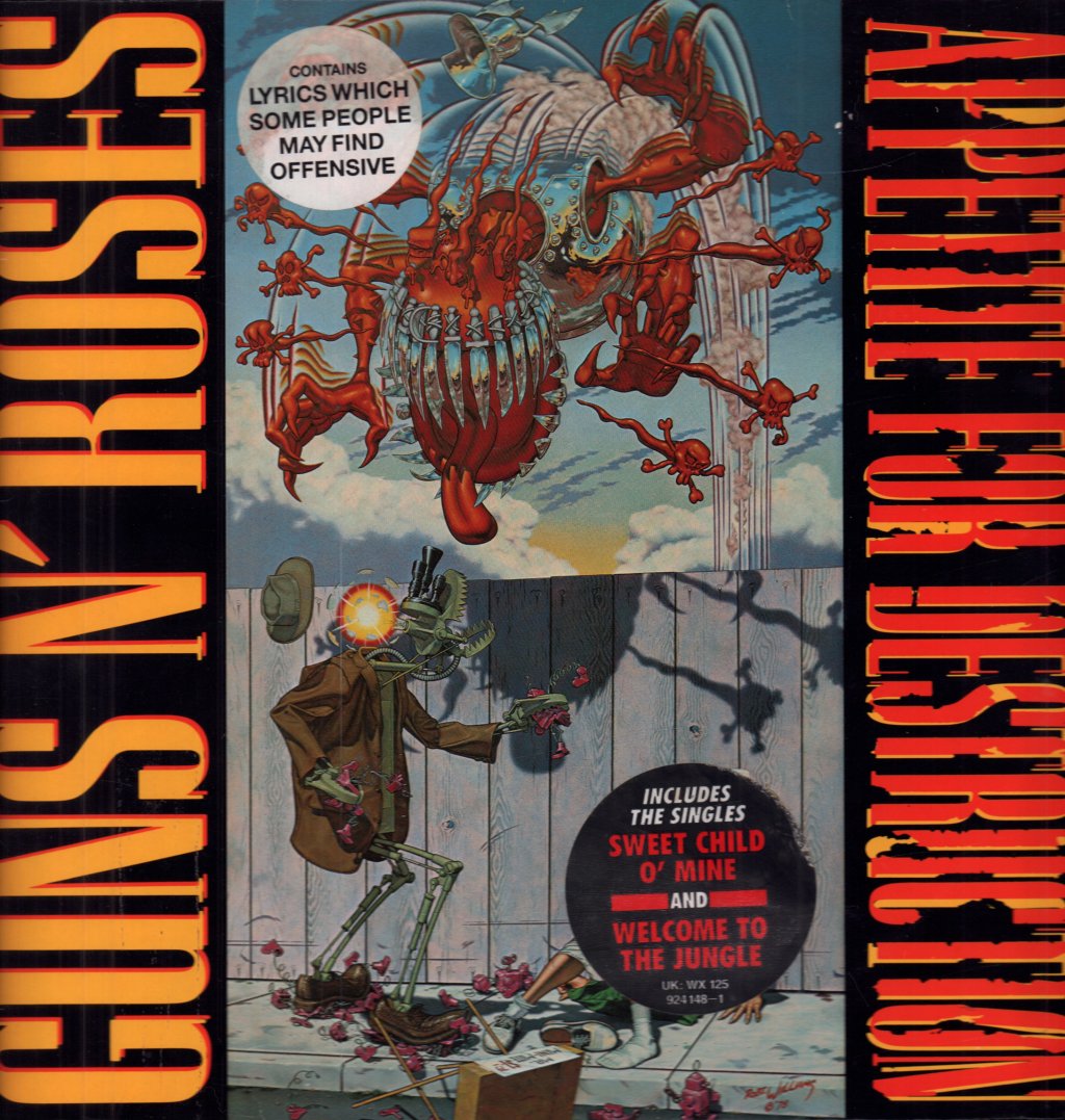 Guns N Roses - Appetite For Destruction - Lp