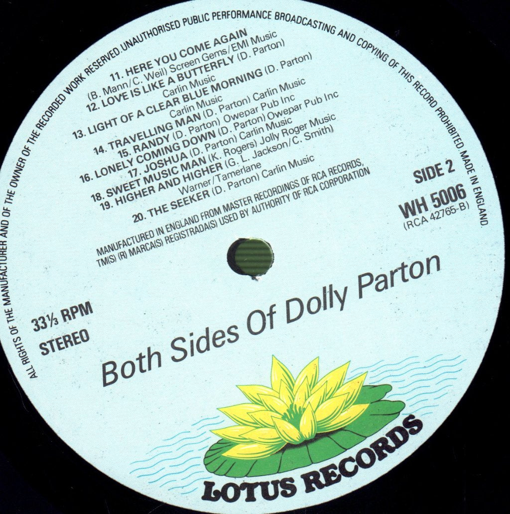 Dolly Parton - Both Sides Of - Lp