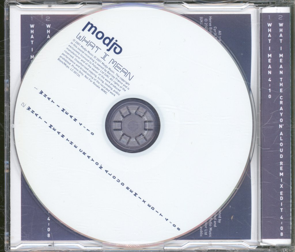 Modjo - What I Mean - Cd