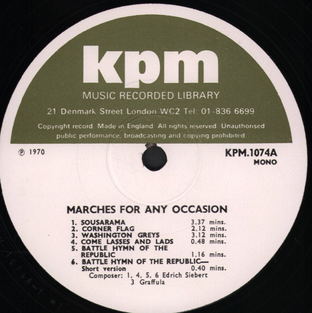All Stars Brass Band / Harry Mortimer - Marches For Any Occasion - Lp